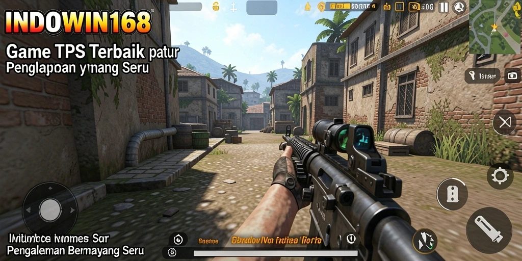 Tampilan gameplay INDOWIN168 yang mendebarkan dan penuh aksi.