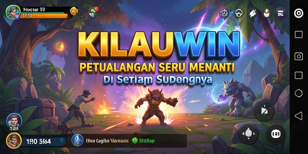 Tampilan gameplay KILAUWIN yang menampilkan berbagai tantangan seru.