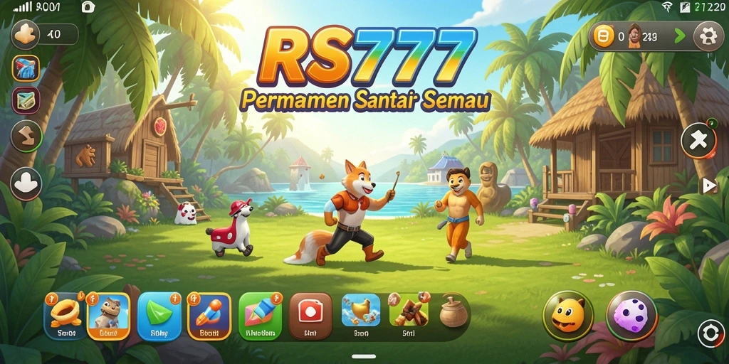 Tampilan gameplay RS777 yang menyenangkan dan menarik perhatian.