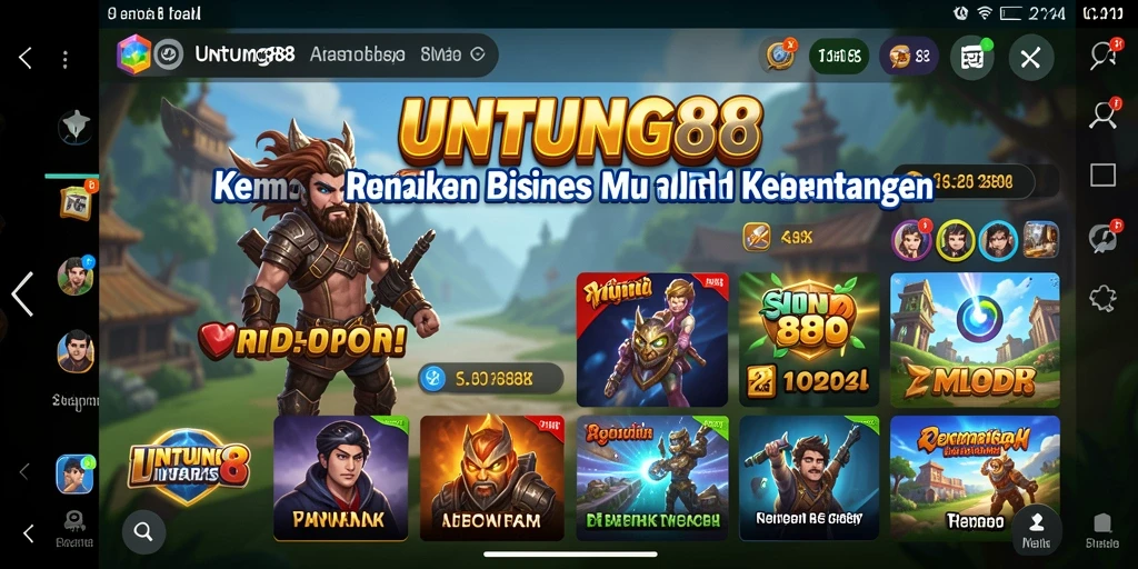 Tampilan gameplay UNTUNG88 yang menarik dan interaktif.