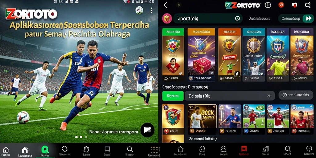 Tampilan menarik dari gameplay Sportsbook ZORTOTO.